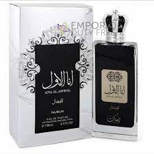Perfume Nusuk Ana Al Awwal Plateado Con Negro